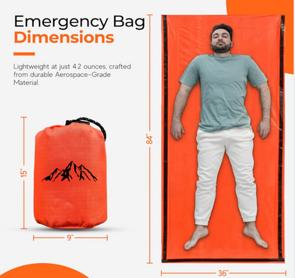 Heat Retention Emergency Sleeping Bag™